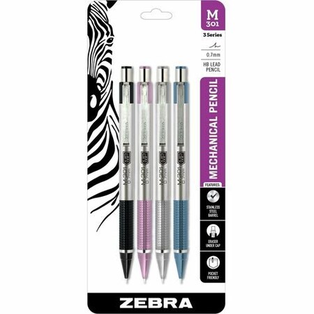 Zebra Pen Pencil, Refillable, 0.7mm, AST ZEB54114